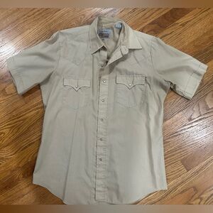 VINTAGE western pearl snap